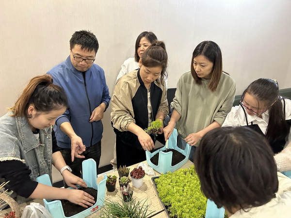 马桥成校开展“园艺布景”专项职业能力鉴定