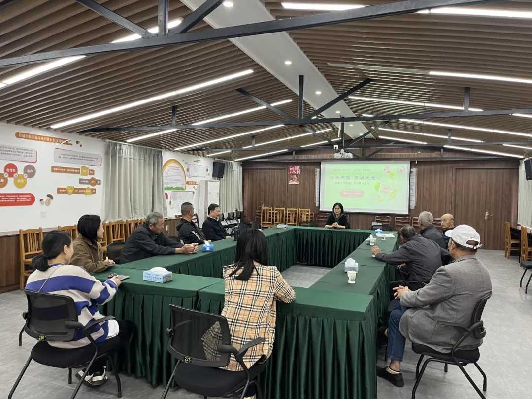 袁花镇长啸村社区学校传统文化学习活动