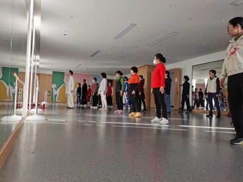 黄湾镇开展“八段锦”公益培训