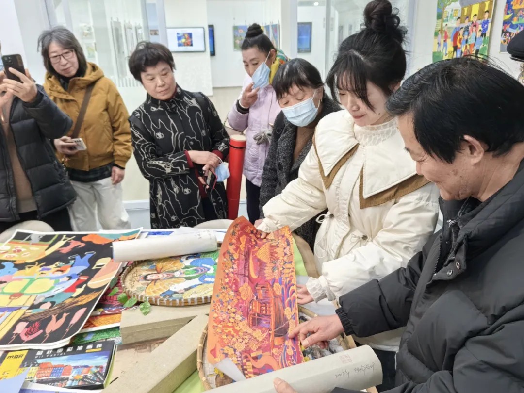非遗传情，共赏丹青！袁花这里有一场思想碰撞的交流盛宴