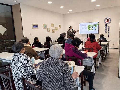 硖石街道竦秀社区举办“三高”预防科普讲座