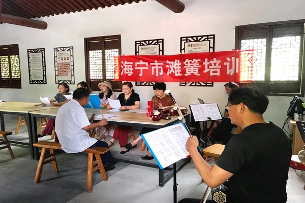 周王庙云龙村举办“海宁摊簧传唱班”培训