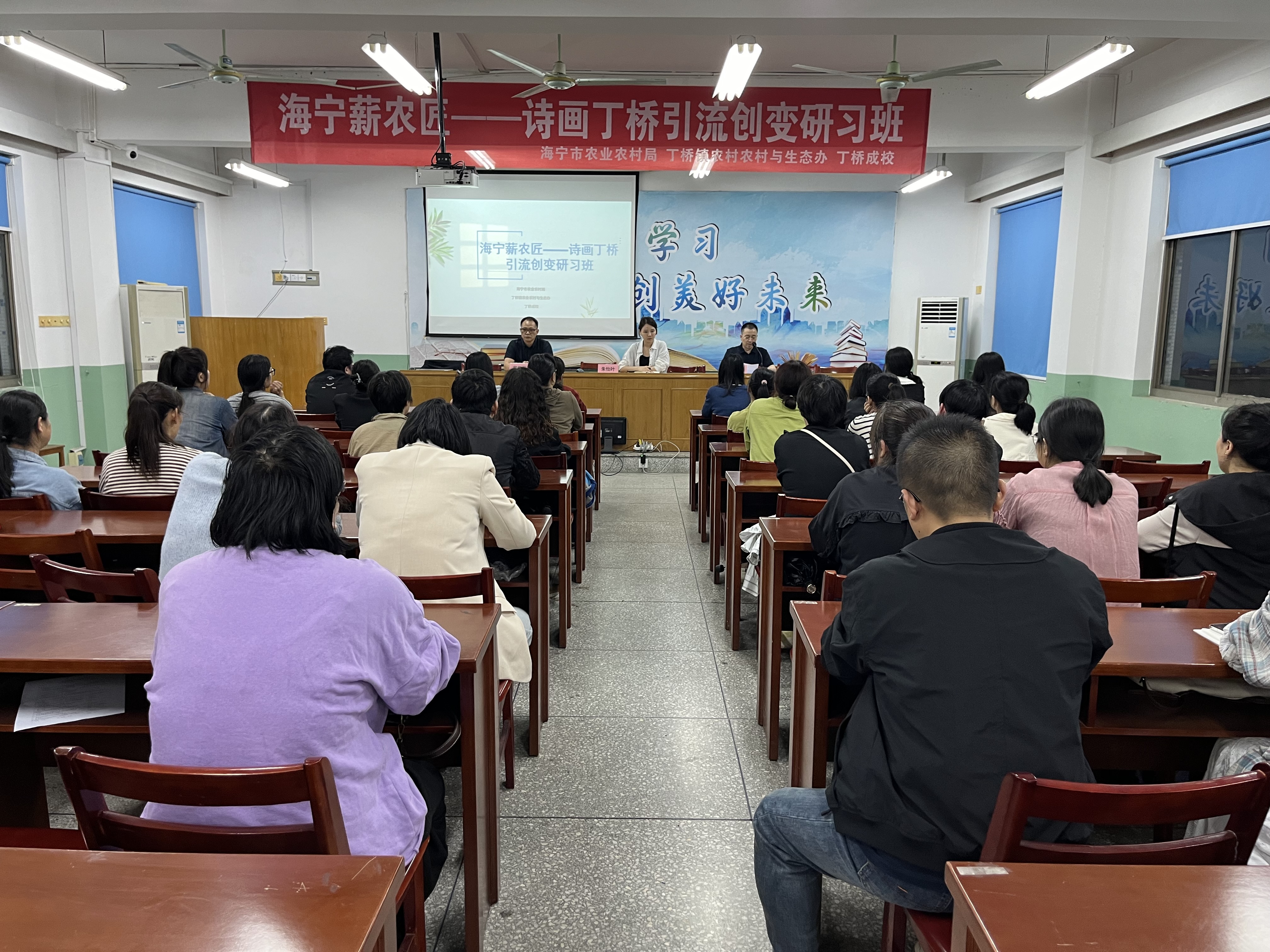 丁桥镇“诗画丁桥”引流创变研习班开班