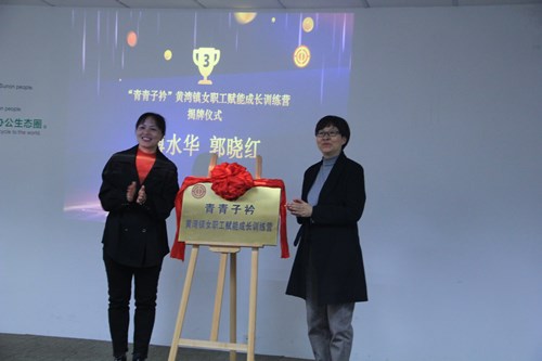 黄湾镇女职工启动“姐妹成长训练营”