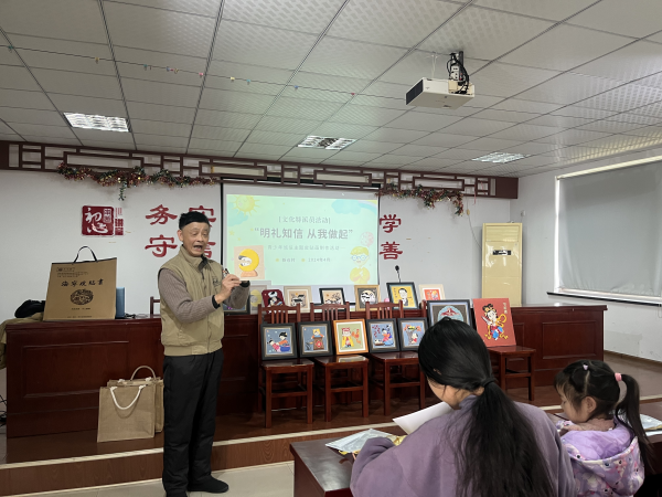 非遗皮贴画走进丁桥新仓村文化礼堂